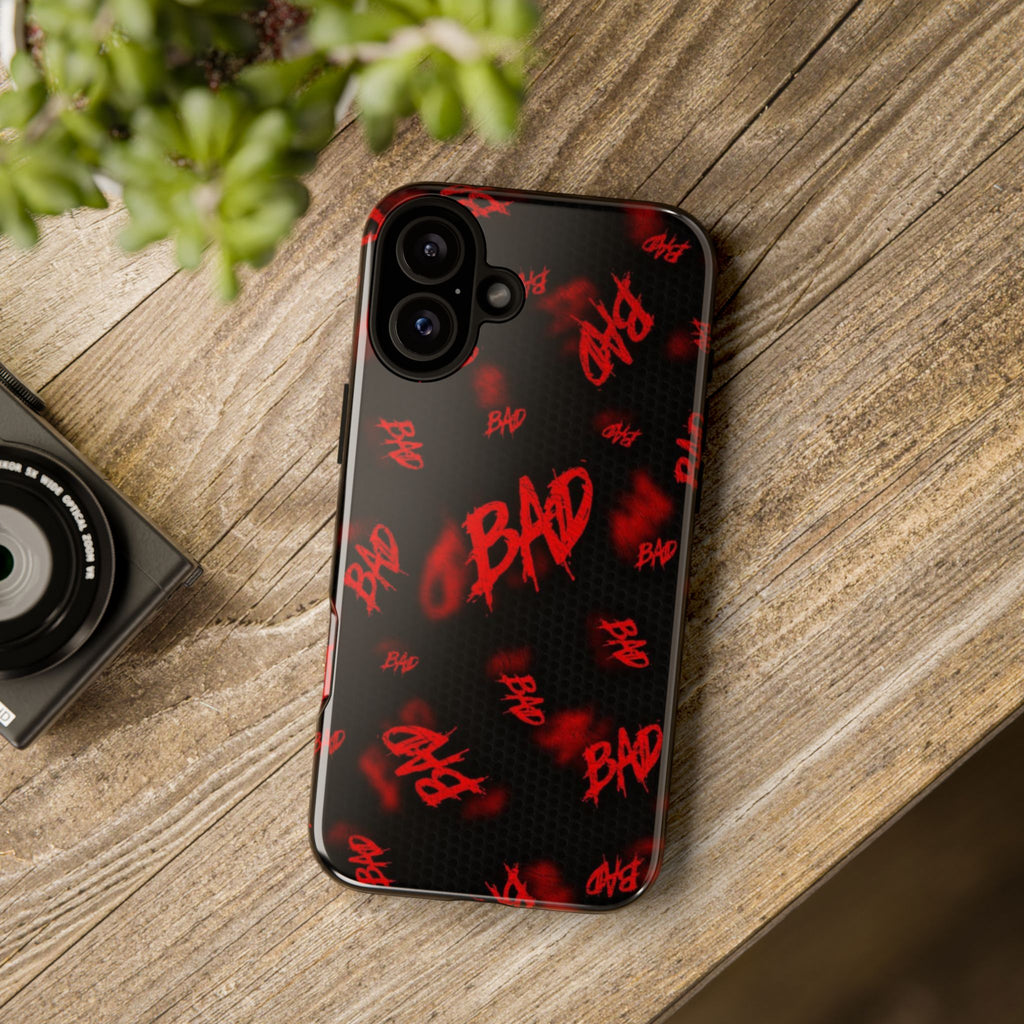 "BAD" Pattern Tough Phone Cases