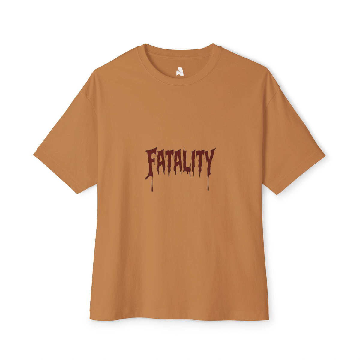 Fatality Graphic Tee — Horror Gaming Style Oversized Shirt