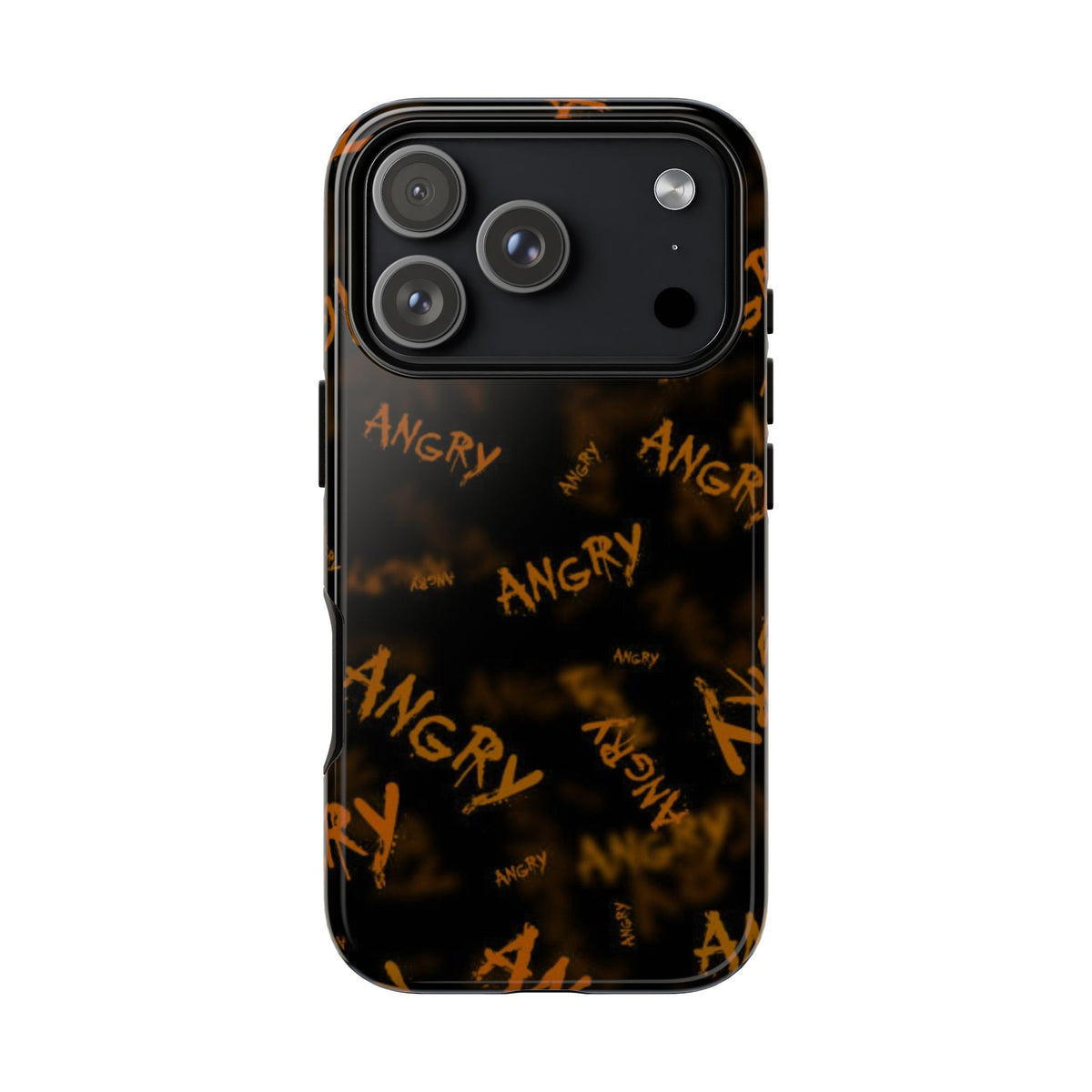 "ANGRY" Pattern Tough Phone Cases
