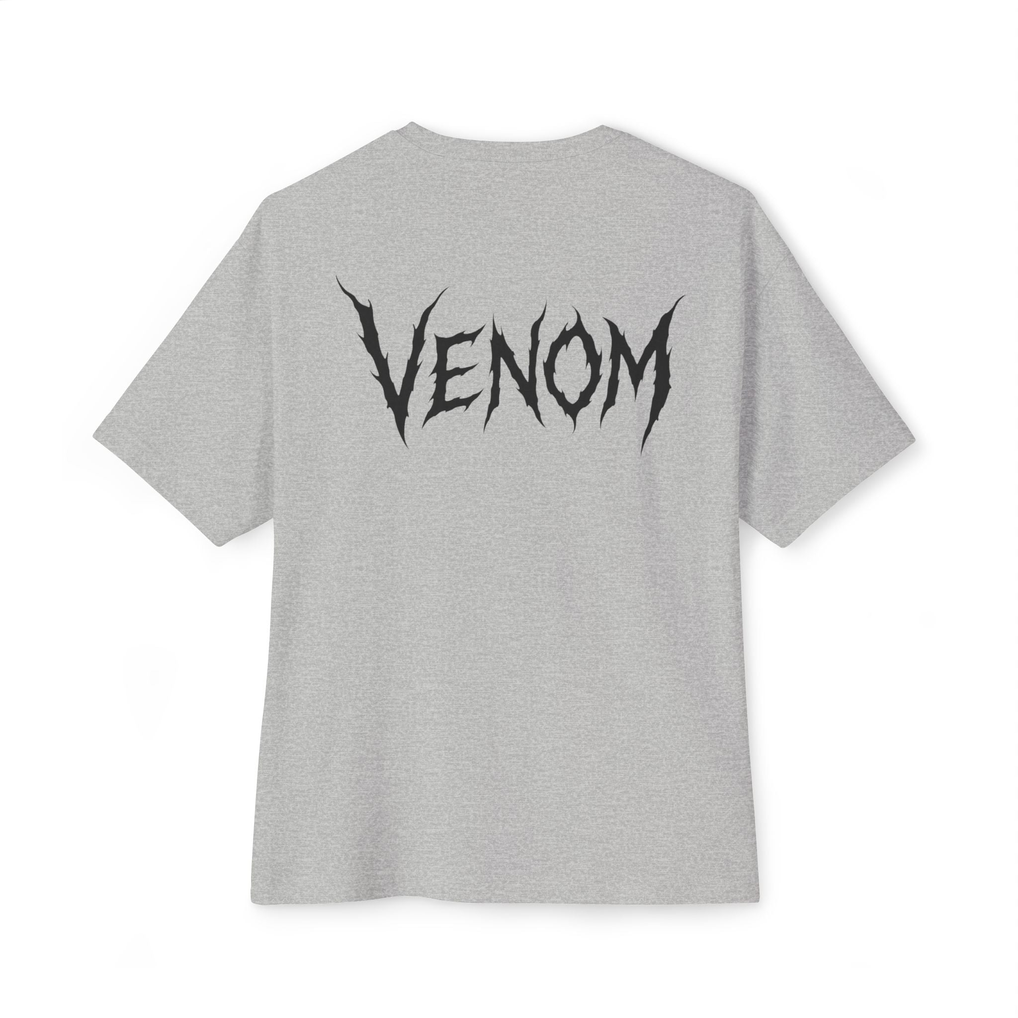 Venom Skull Graphic Tee — Oversized Boxy Unisex T‑Shirt