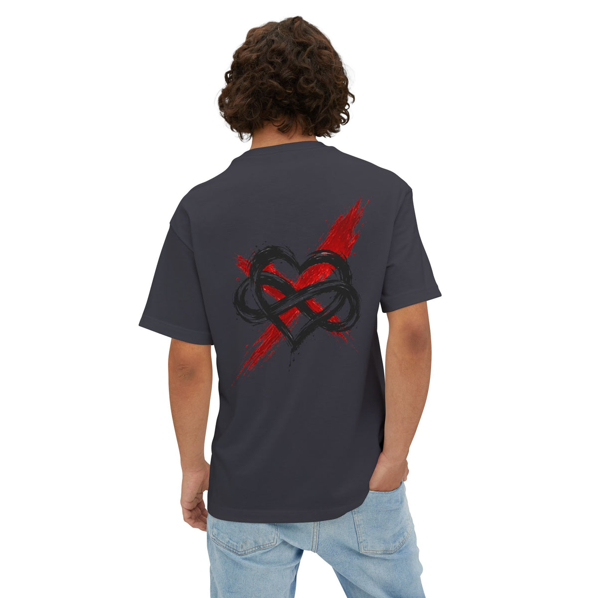 Boxy Tee — 'SYMBOLS?' Graphic Oversized Cotton Tee