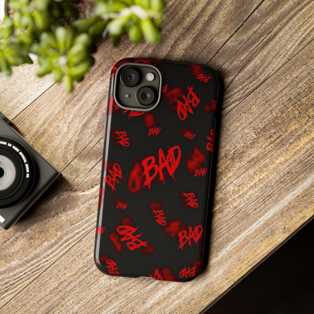 "BAD" Pattern Tough Phone Cases