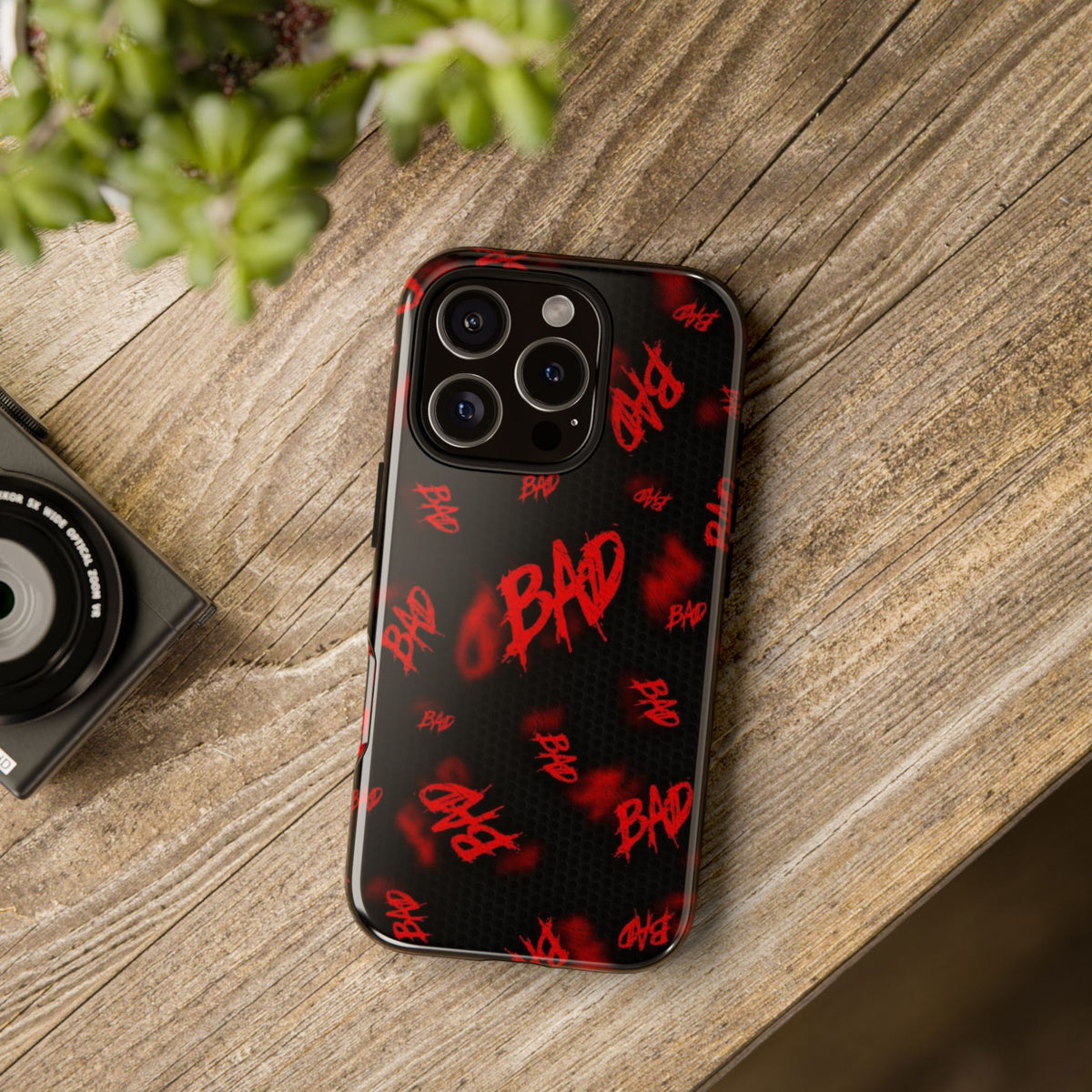 "BAD" Pattern Tough Phone Cases