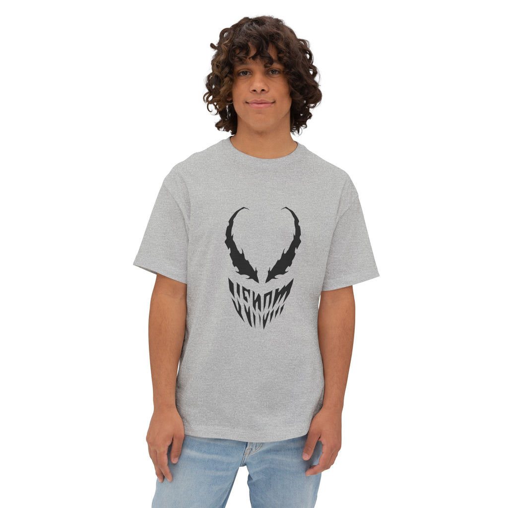 Venom Skull Graphic Tee — Oversized Boxy Unisex T‑Shirt