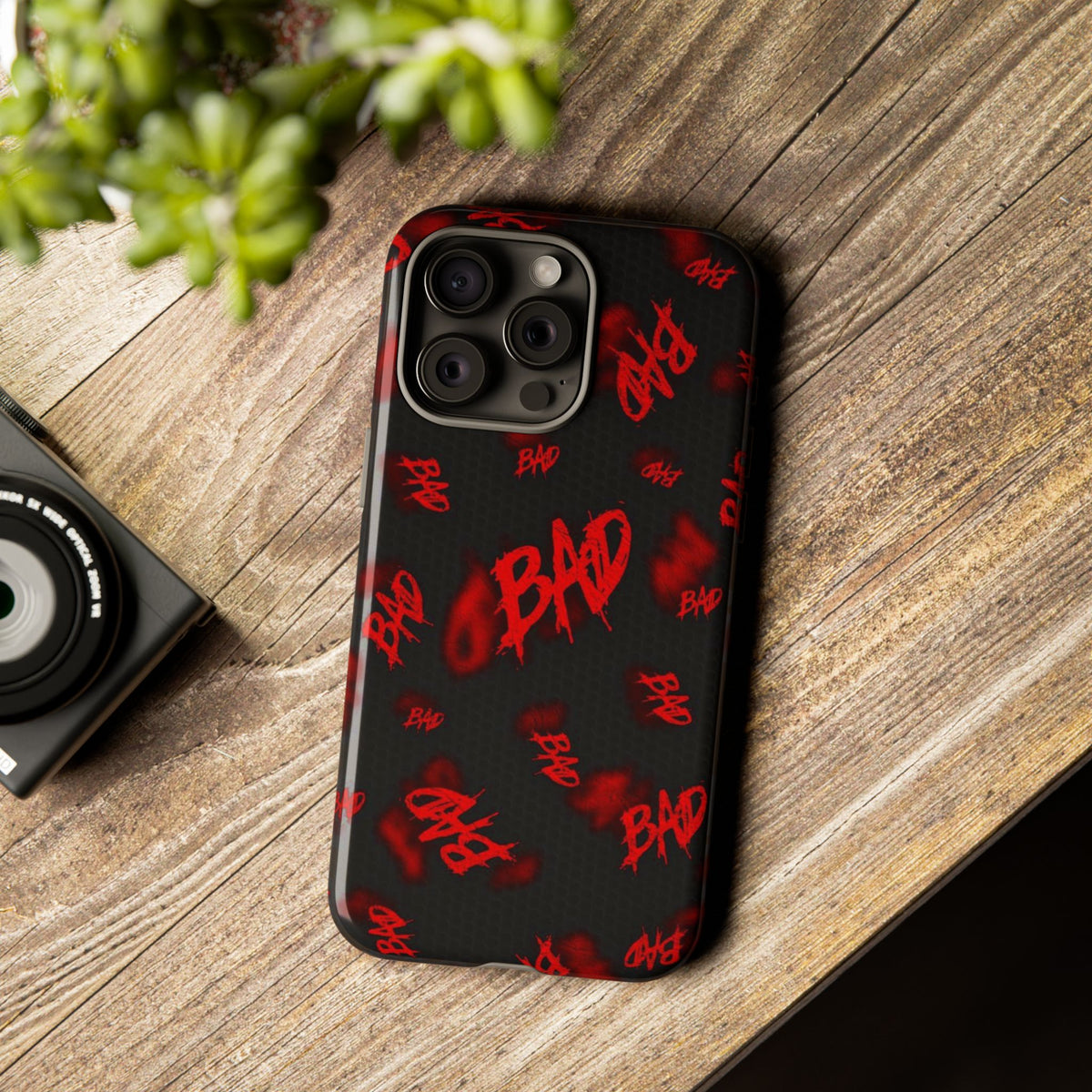 "BAD" Pattern Tough Phone Cases