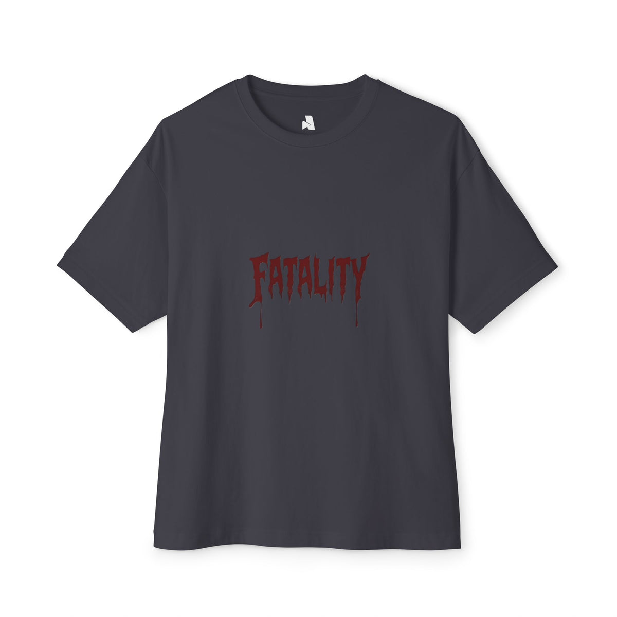 Fatality Graphic Tee — Horror Gaming Style Oversized Shirt