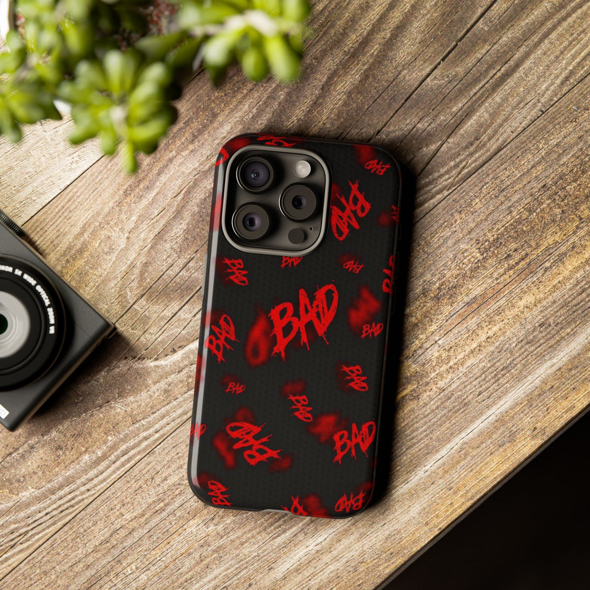 "BAD" Pattern Tough Phone Cases