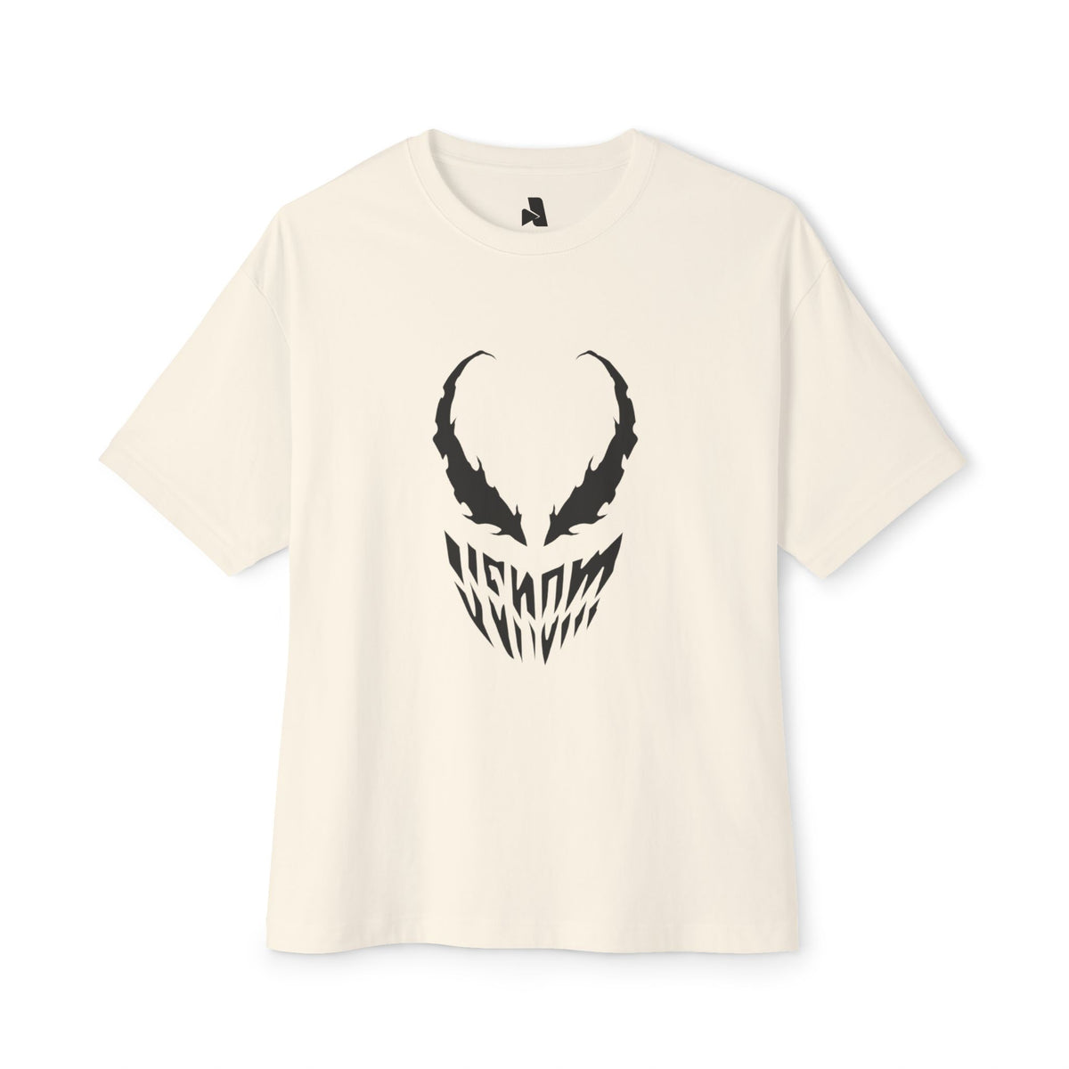 Venom Skull Graphic Tee — Oversized Boxy Unisex T‑Shirt