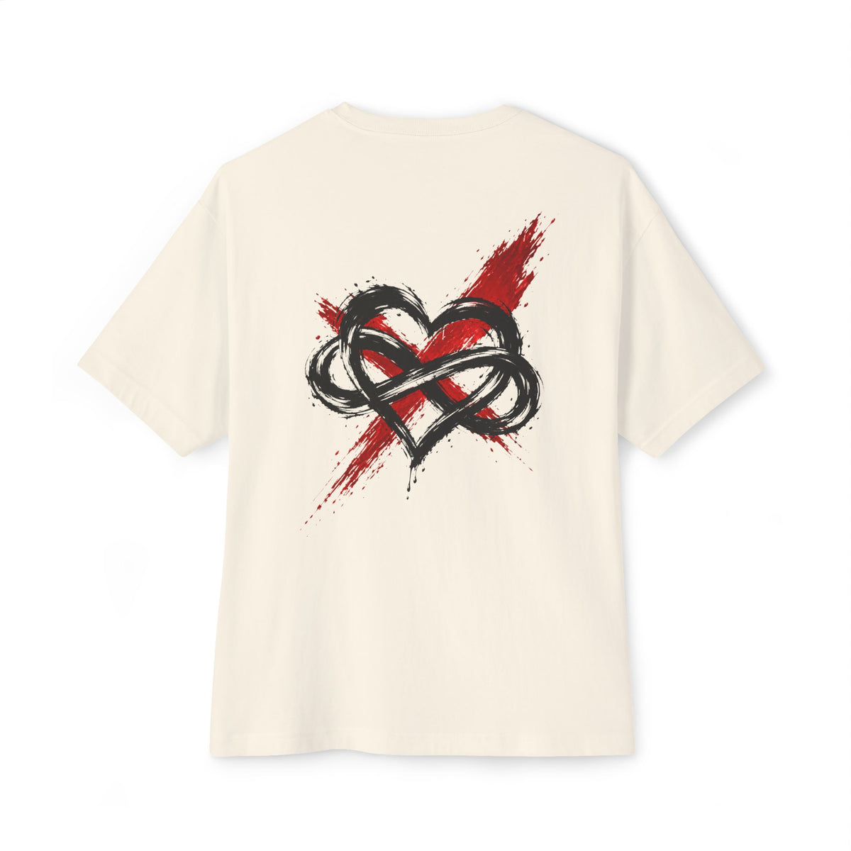 Boxy Tee — 'SYMBOLS?' Graphic Oversized Cotton Tee