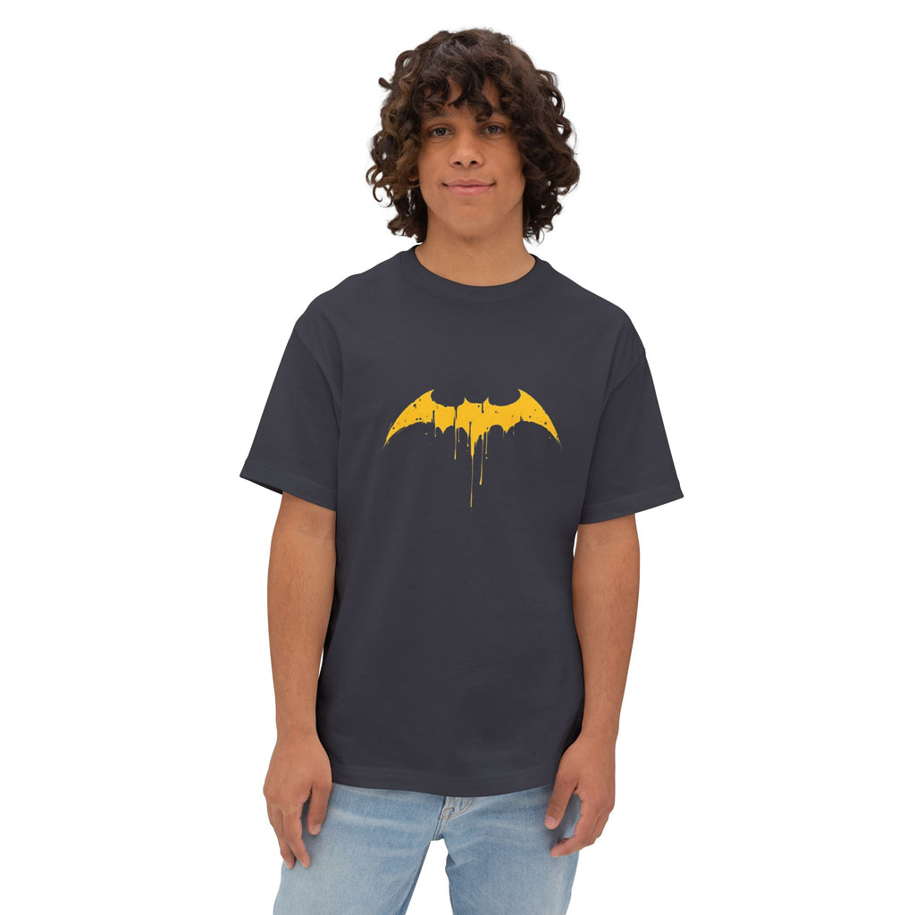 Yellow Bat Graphic Tee — Bat-Man Print