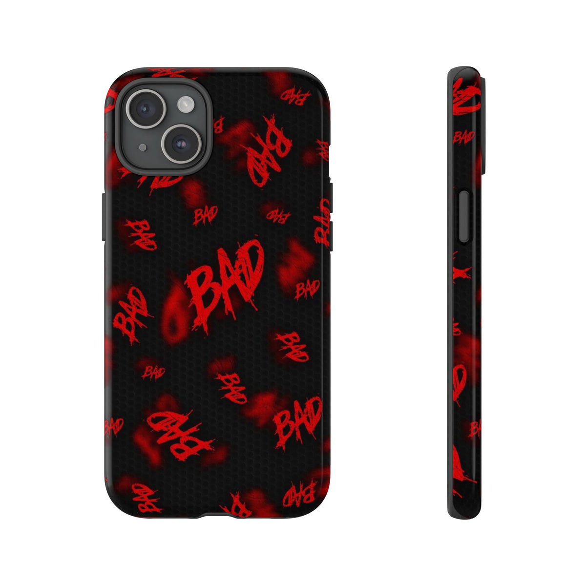 "BAD" Pattern Tough Phone Cases