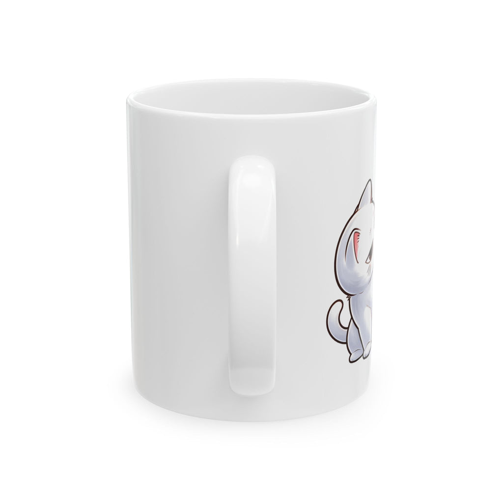 Cute Kitten Pair Ceramic Mug – Adorable Cat Illustration Coffee Cup (11oz, 15oz)