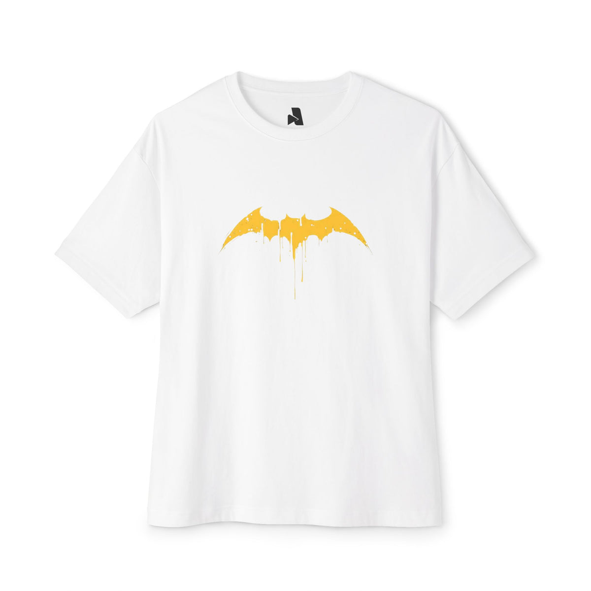 Yellow Bat Graphic Tee — Bat-Man Print