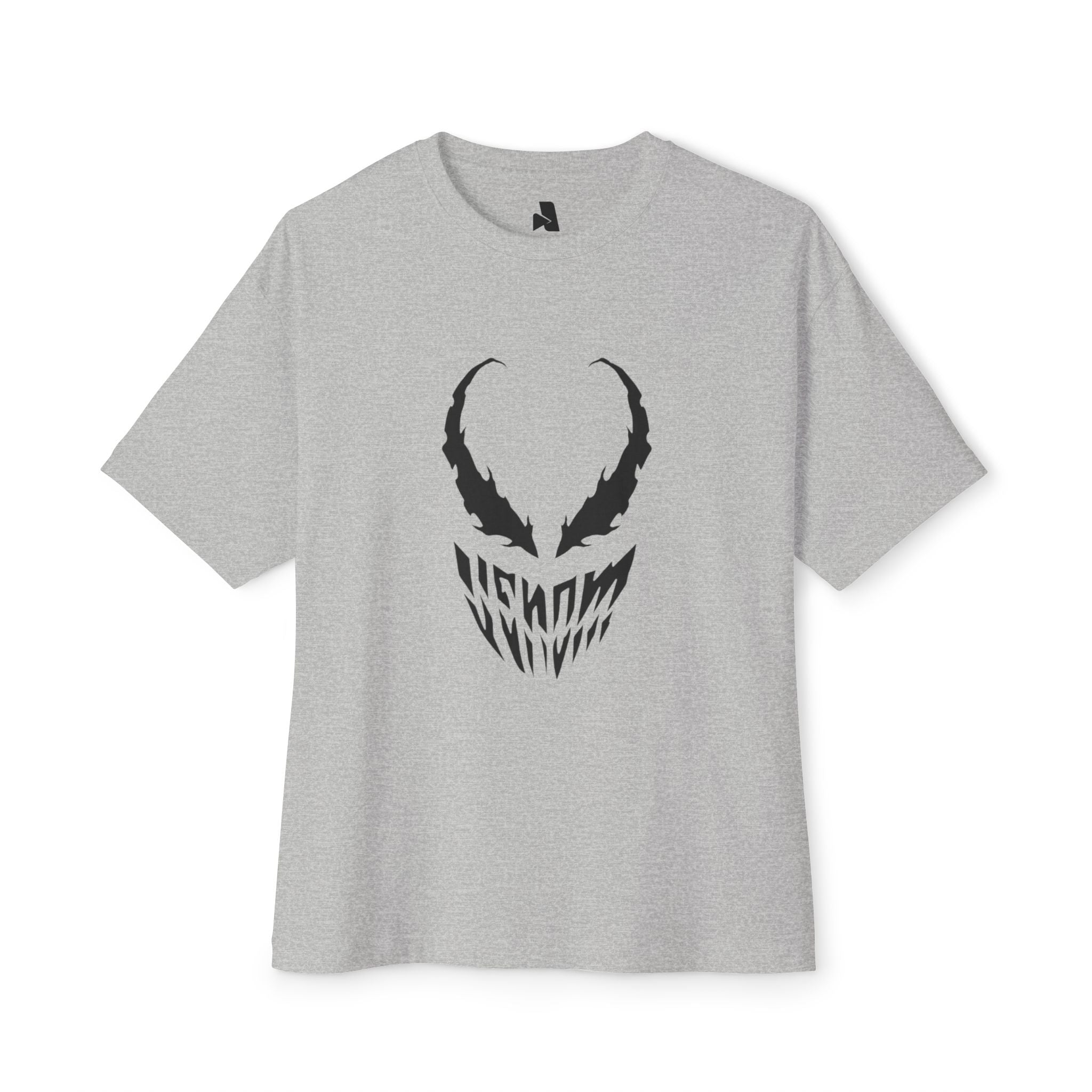 Venom Skull Graphic Tee — Oversized Boxy Unisex T‑Shirt