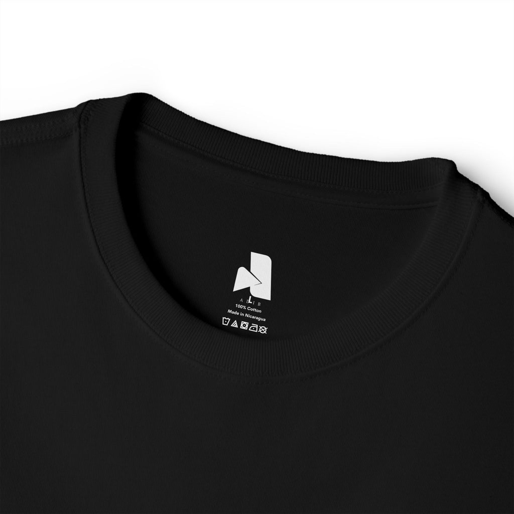 OVERCRAZY Tee — Oversized Boxy White T‑Shirt with Red Script