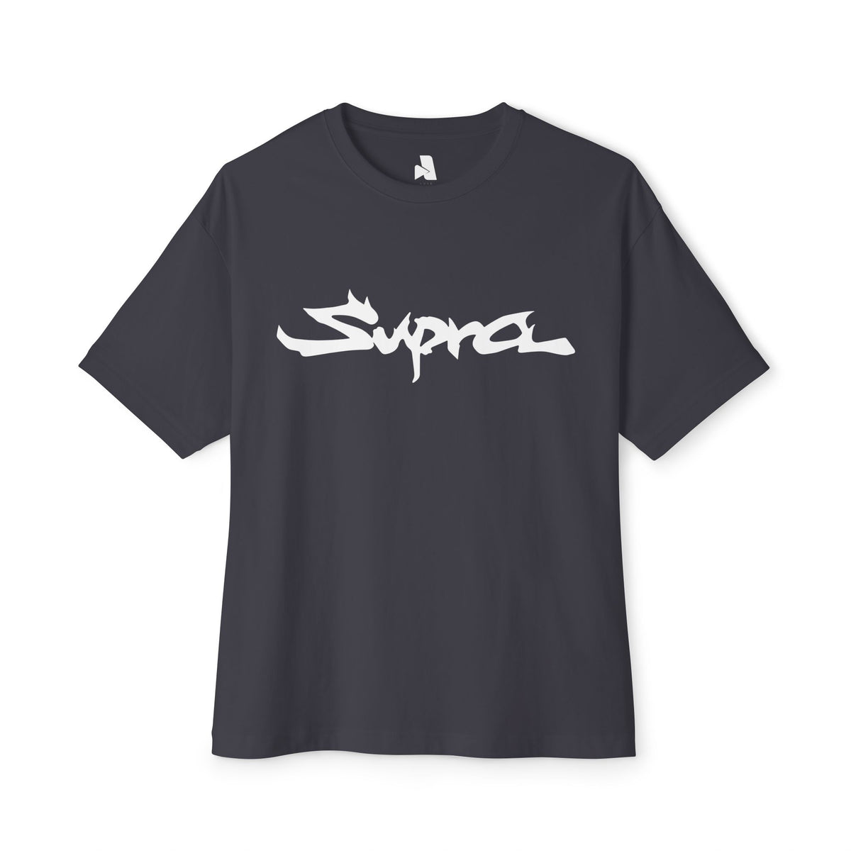 T-Shirt — 'Supra' Graffiti Logo Oversized Boxy Tee