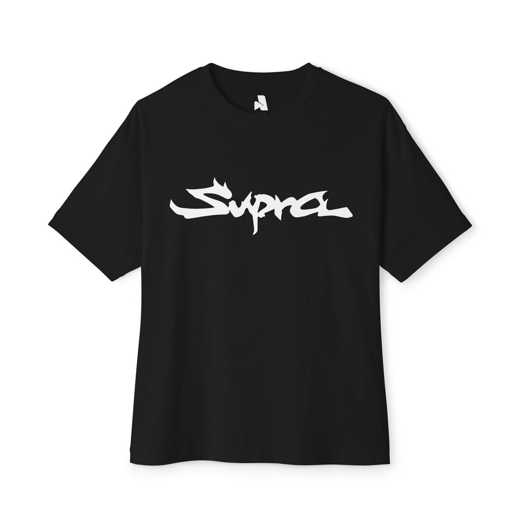 T-Shirt — 'Supra' Graffiti Logo Oversized Boxy Tee