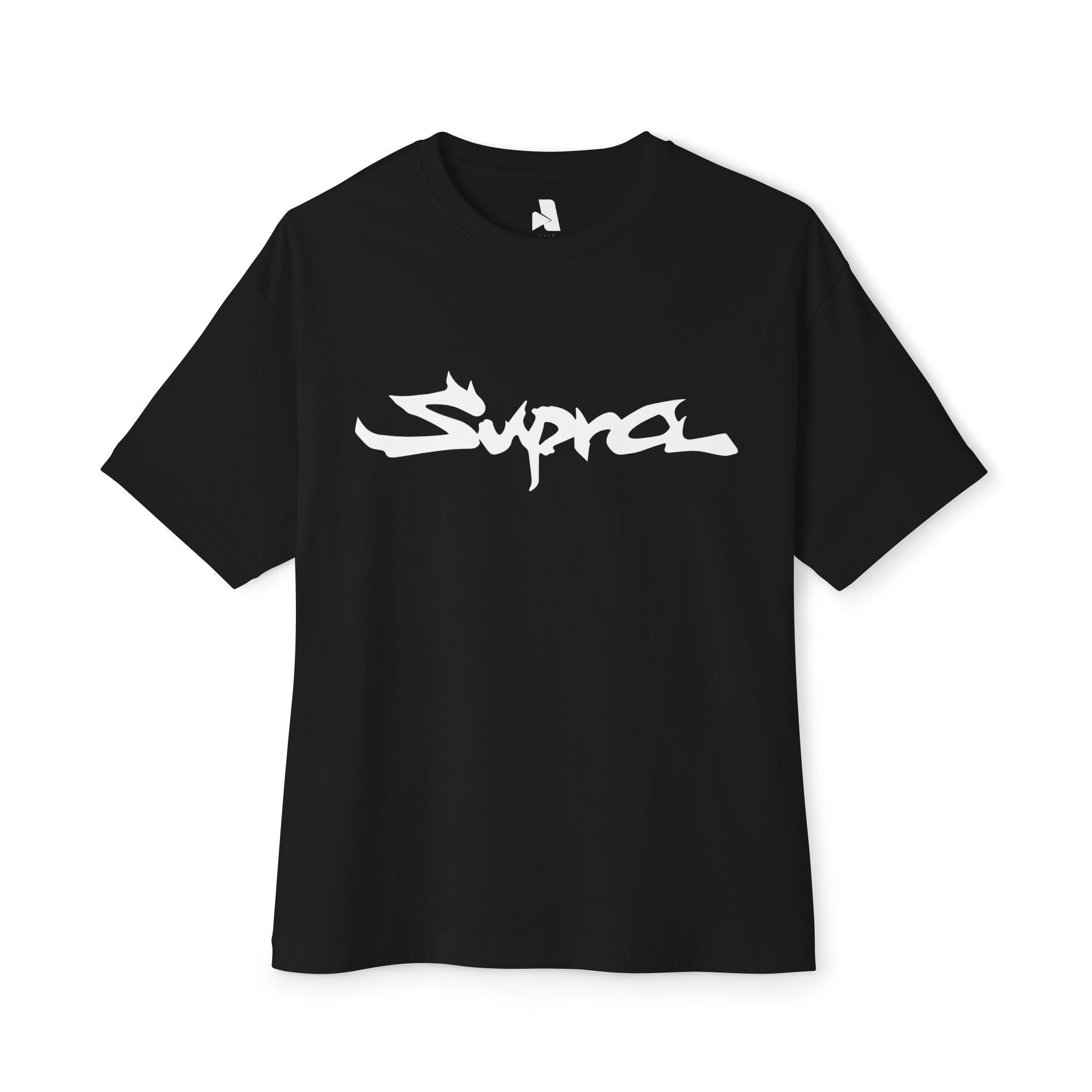 T-Shirt — 'Supra' Graffiti Logo Oversized Boxy Tee