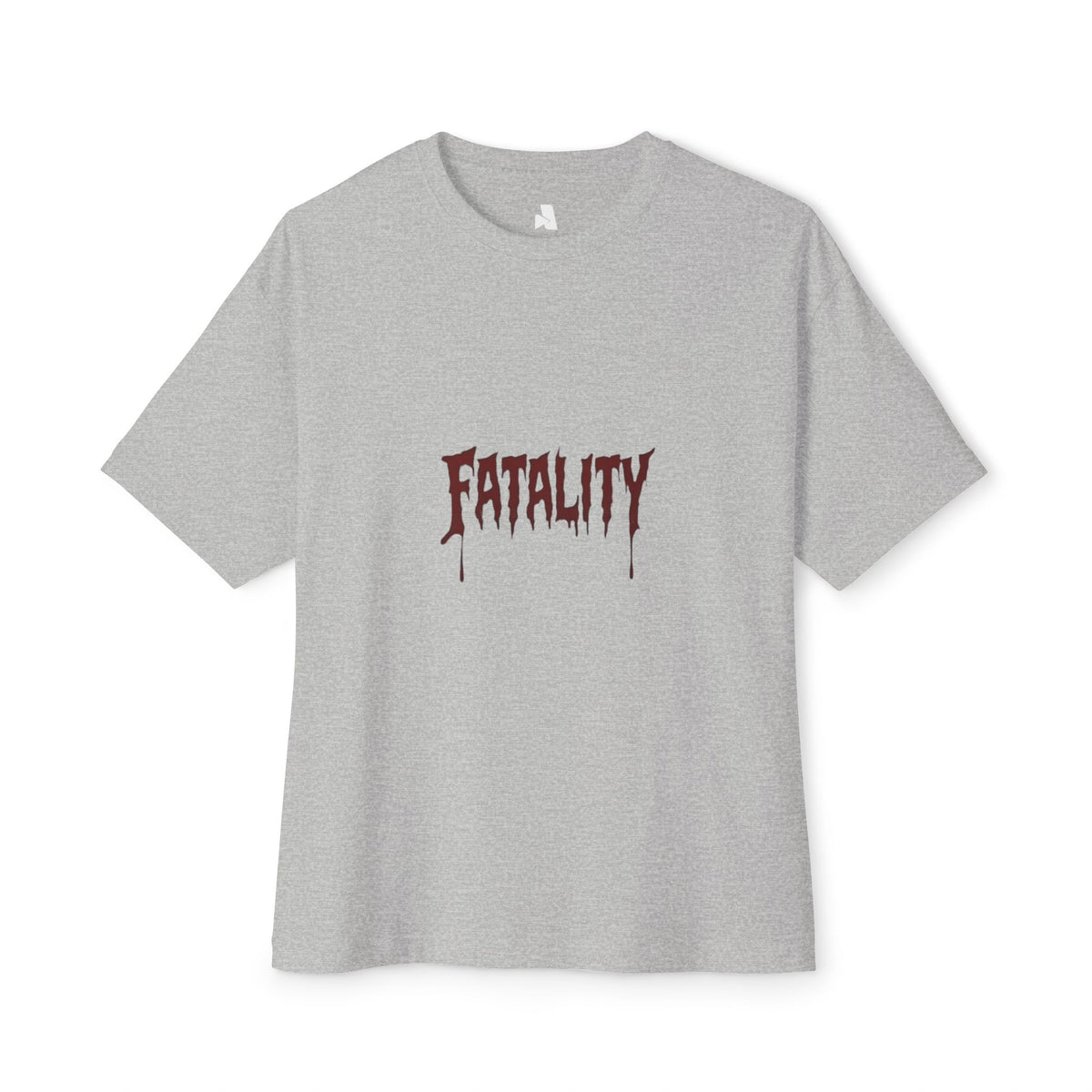 Fatality Graphic Tee — Horror Gaming Style Oversized Shirt