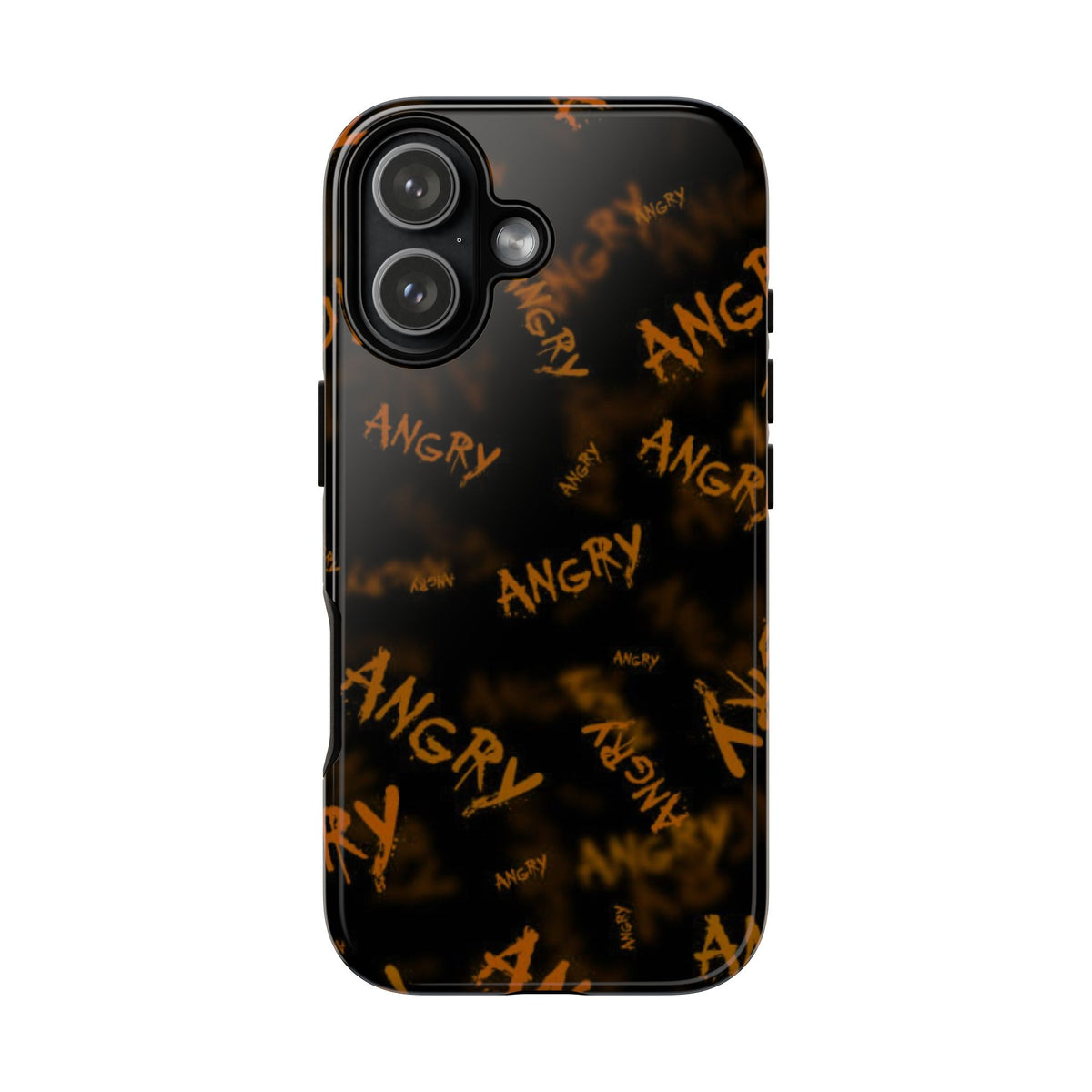 "ANGRY" Pattern Tough Phone Cases