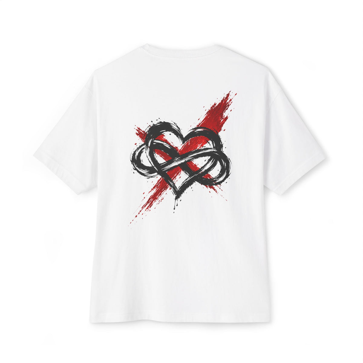 Boxy Tee — 'SYMBOLS?' Graphic Oversized Cotton Tee