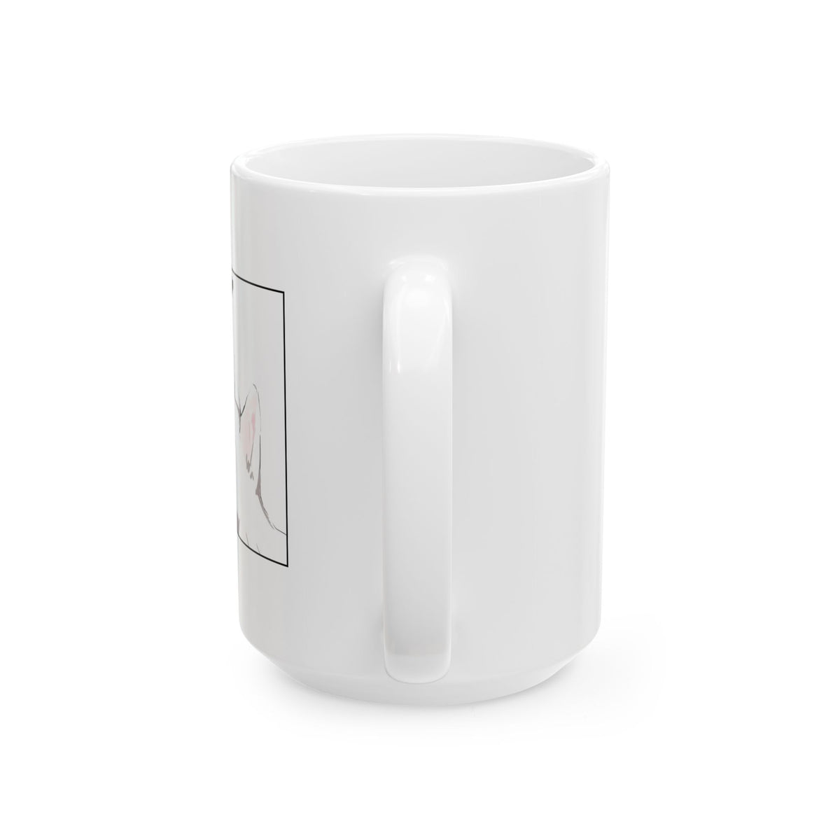 Minimal Cat Sketch Ceramic Mug — Cute Line Art Coffee Cup (11oz, 15oz)