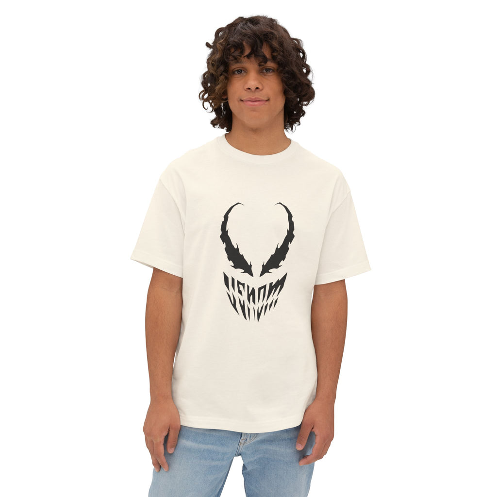 Venom Skull Graphic Tee — Oversized Boxy Unisex T‑Shirt