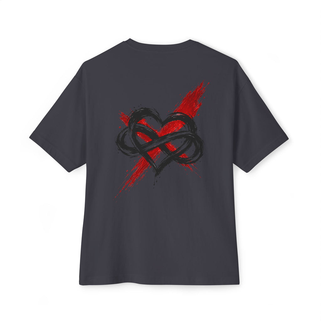 Boxy Tee — 'SYMBOLS?' Graphic Oversized Cotton Tee