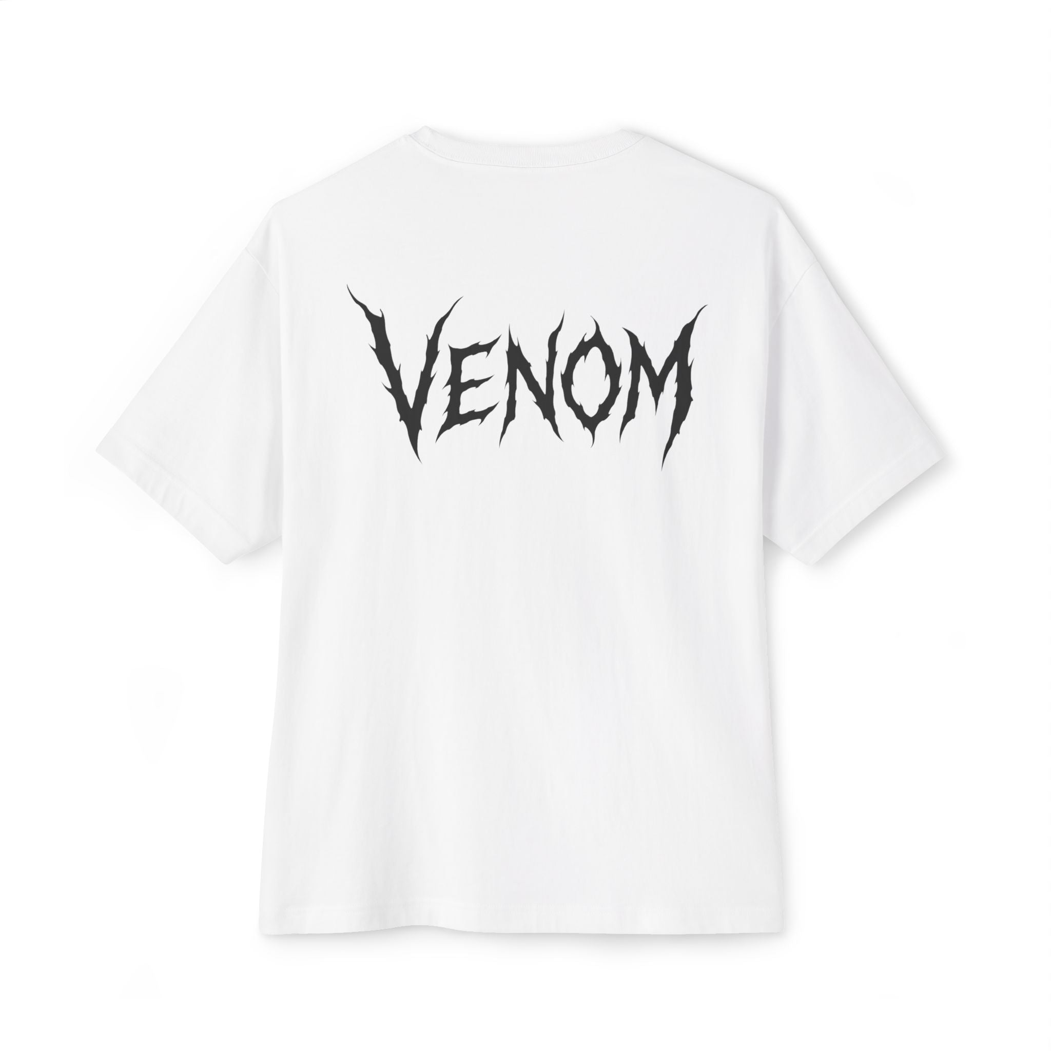 Venom Skull Graphic Tee — Oversized Boxy Unisex T‑Shirt