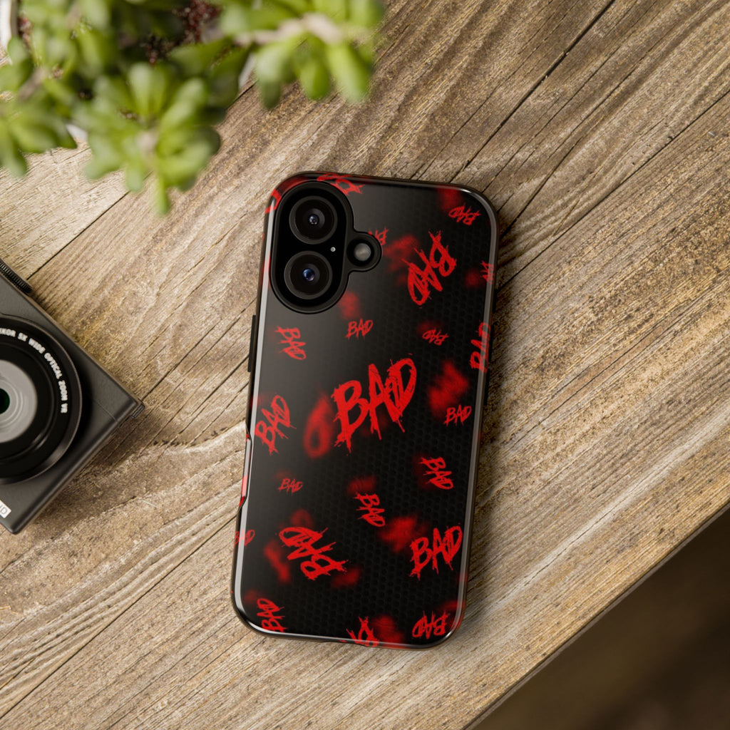 "BAD" Pattern Tough Phone Cases