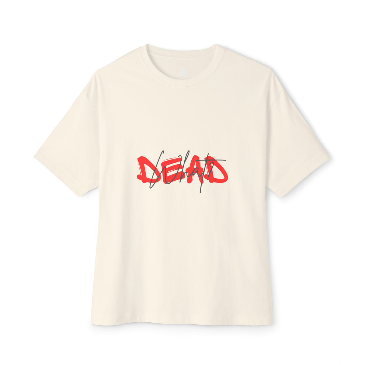Boxy Tee — 'DEAD' Red Graffiti Graphic Tee