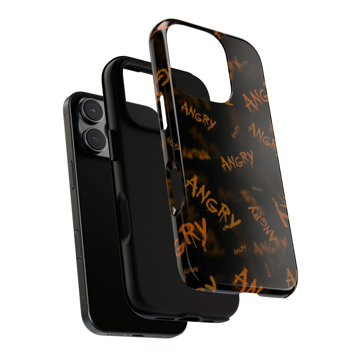 "ANGRY" Pattern Tough Phone Cases