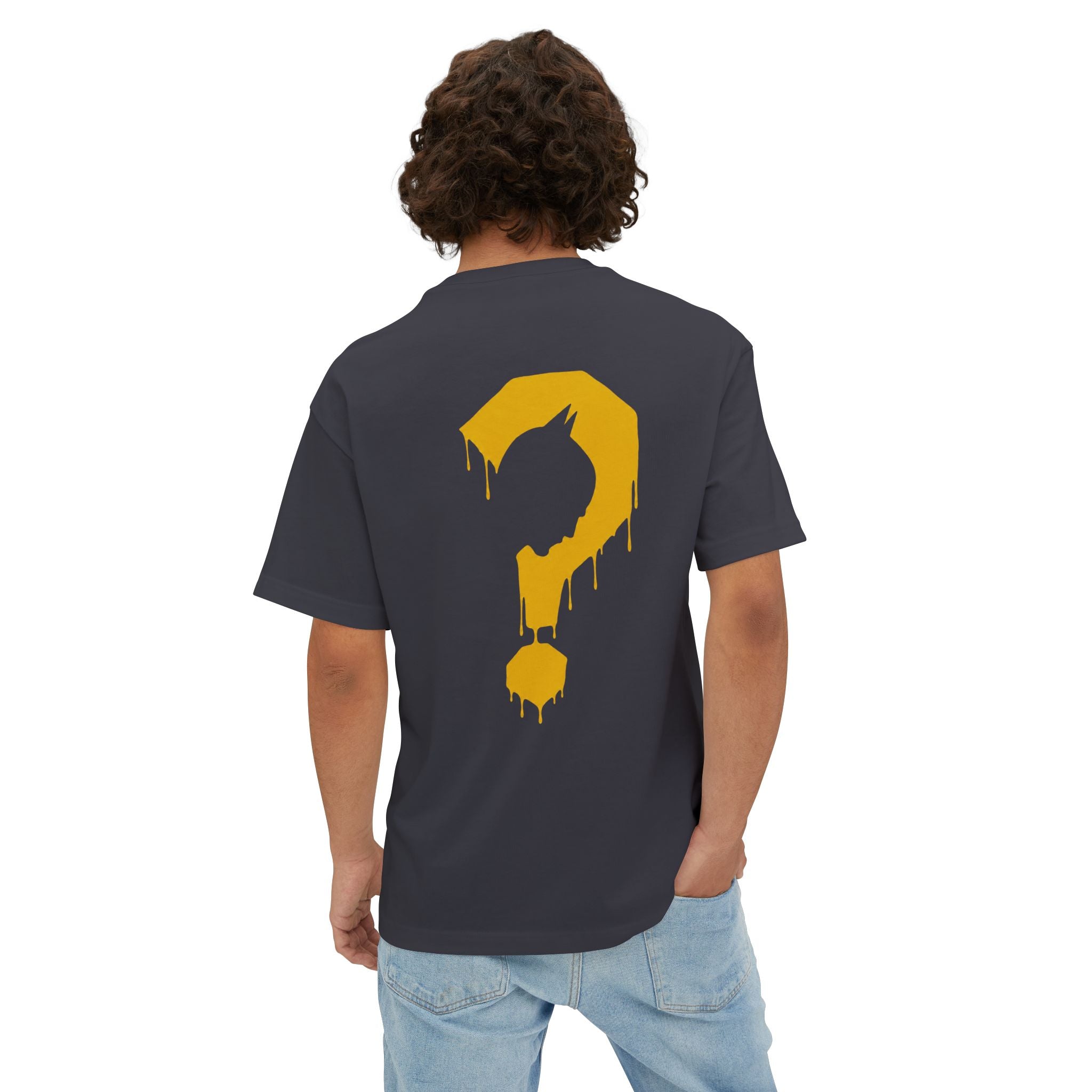 Yellow Bat Graphic Tee — Bat-Man Print