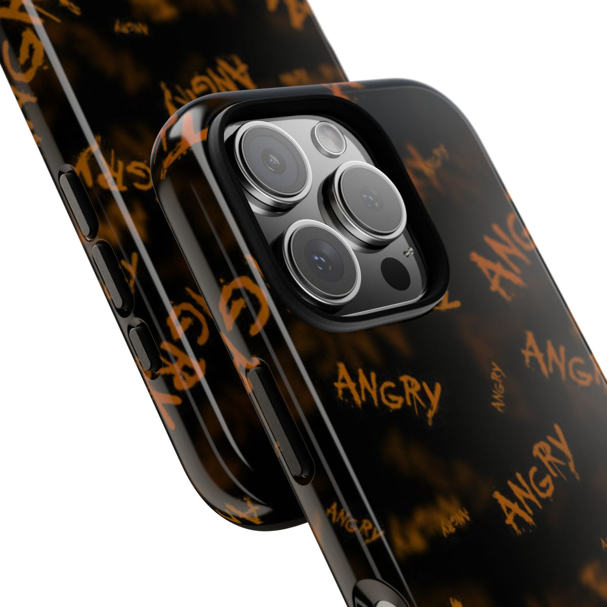 "ANGRY" Pattern Tough Phone Cases