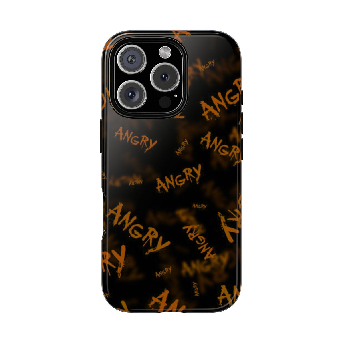 "ANGRY" Pattern Tough Phone Cases