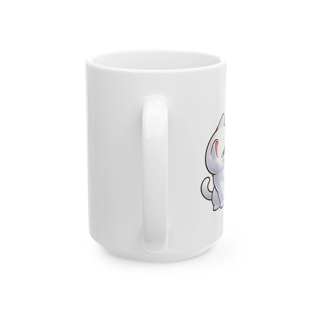 Cute Kitten Pair Ceramic Mug – Adorable Cat Illustration Coffee Cup (11oz, 15oz)