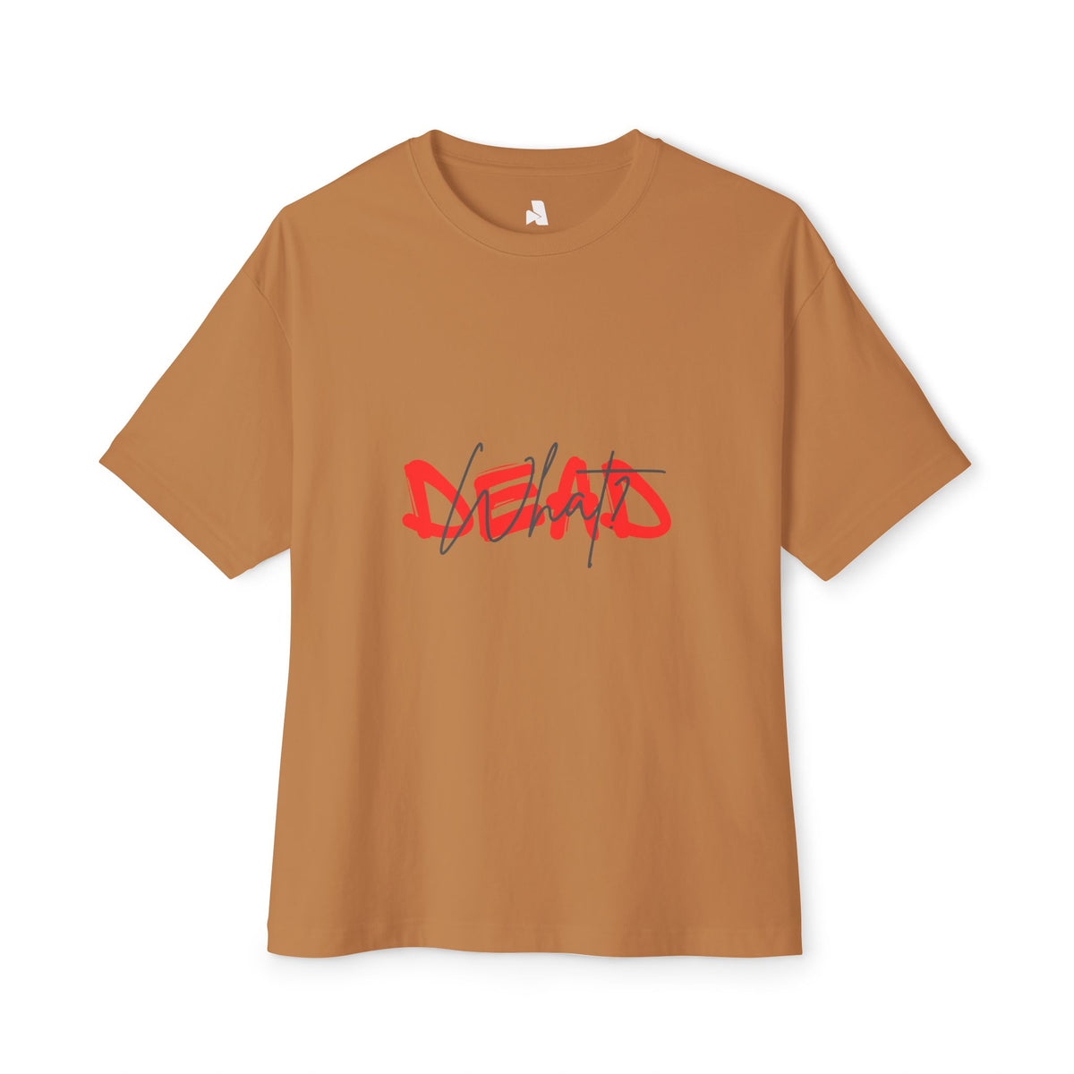 Boxy Tee — 'DEAD' Red Graffiti Graphic Tee