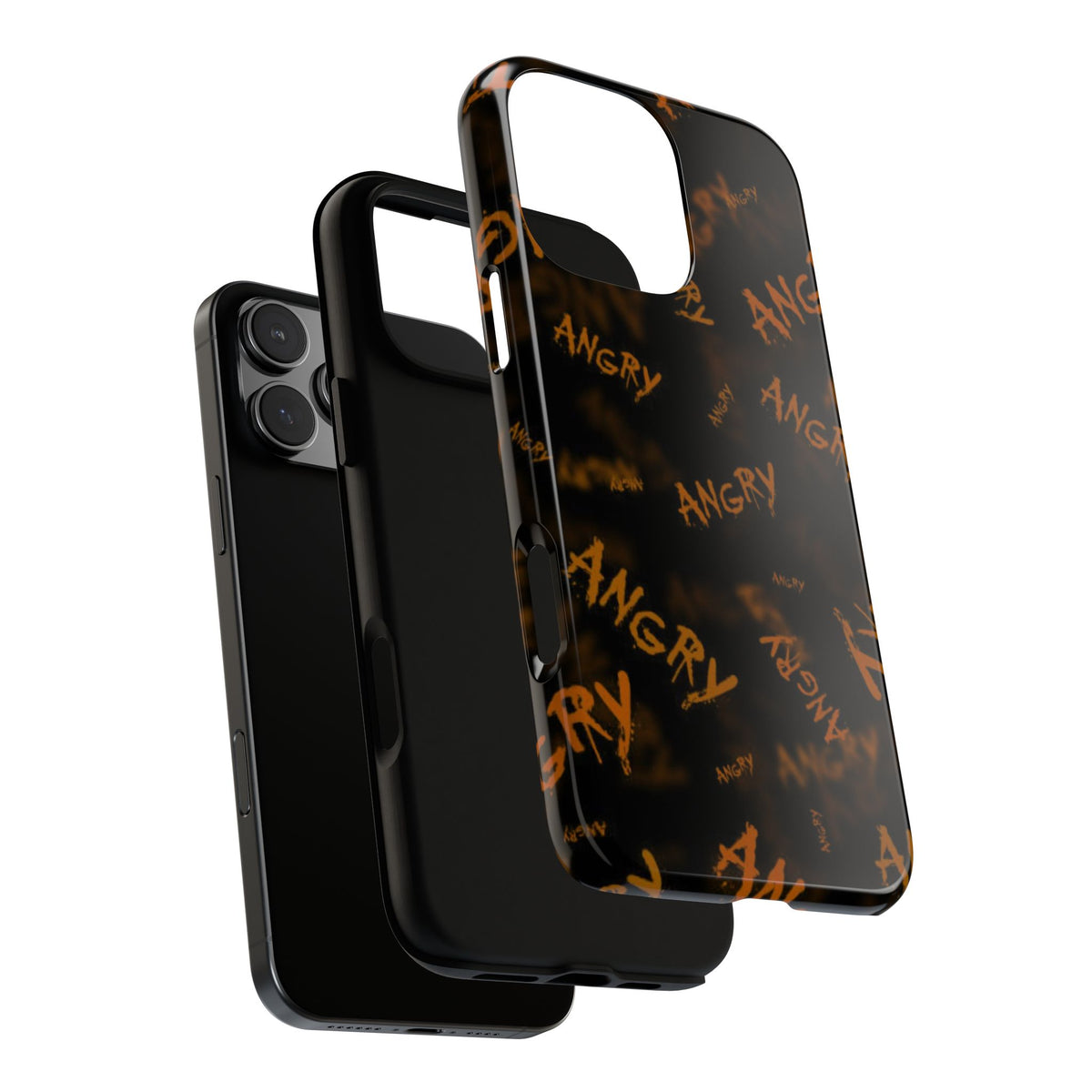 "ANGRY" Pattern Tough Phone Cases