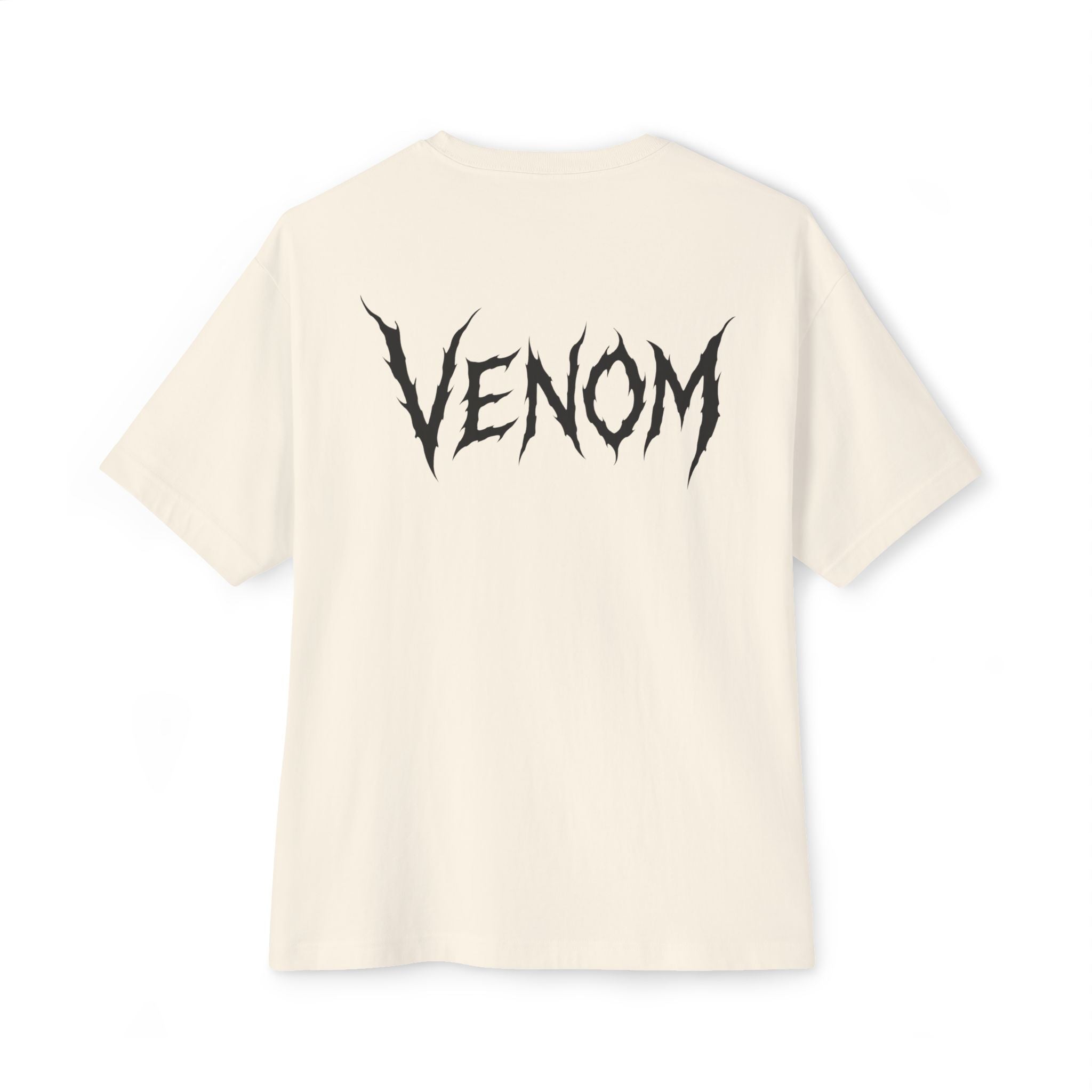 Venom Skull Graphic Tee — Oversized Boxy Unisex T‑Shirt