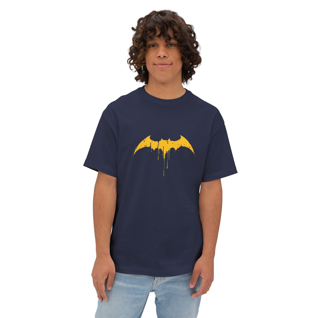 Yellow Bat Graphic Tee — Bat-Man Print