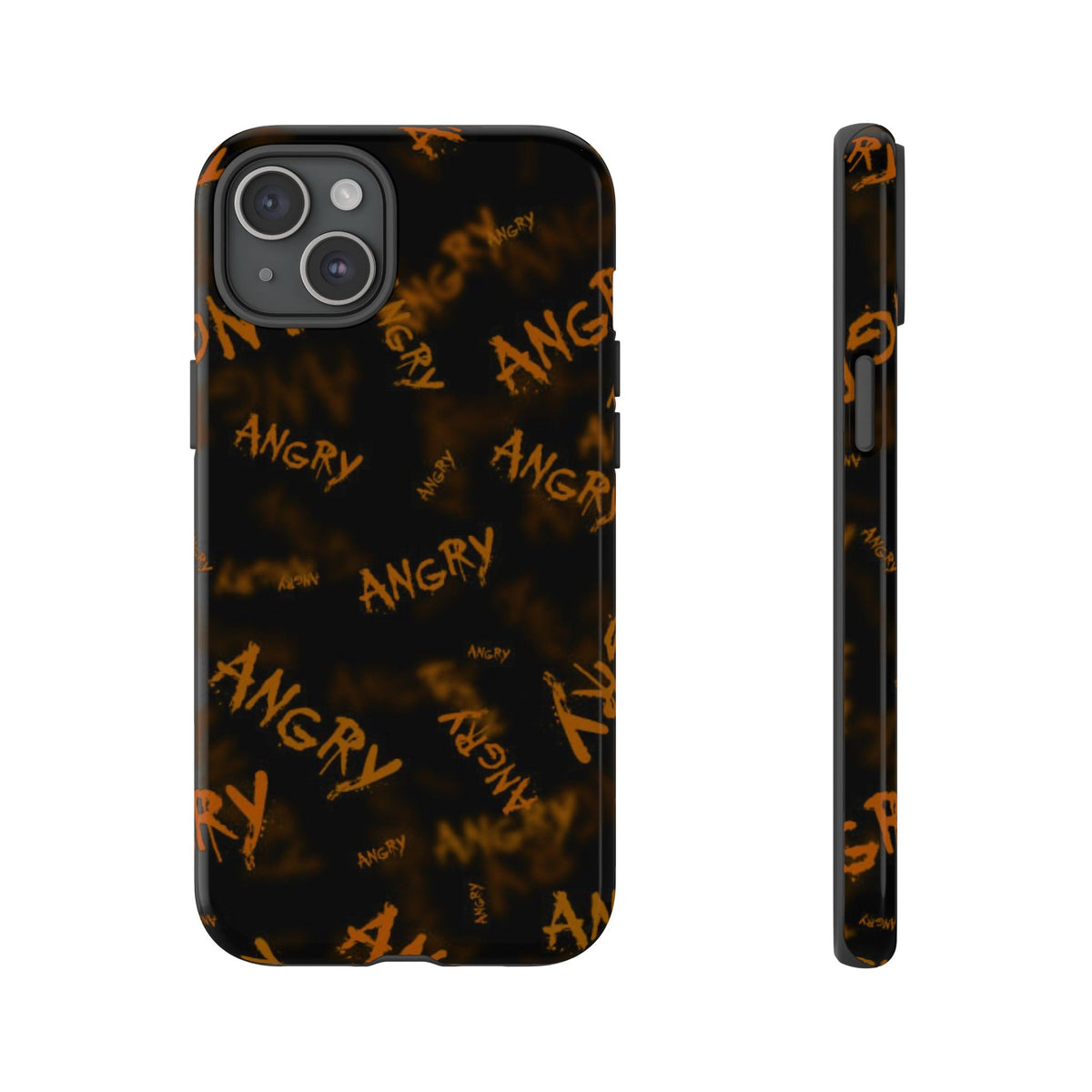 "ANGRY" Pattern Tough Phone Cases