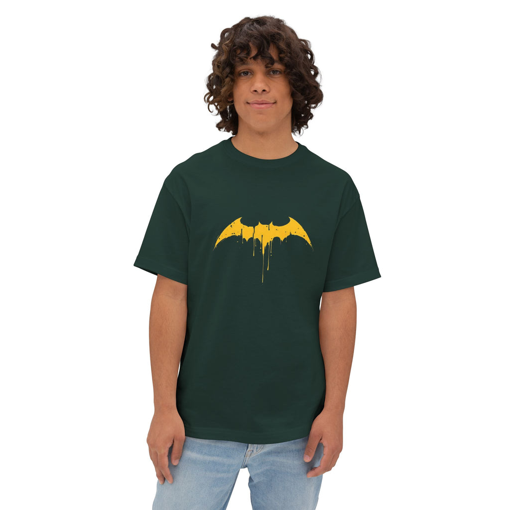 Yellow Bat Graphic Tee — Bat-Man Print
