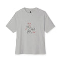 Boxy Tee — Minimal 'HA HA' Sketch Graphic T-Shirt