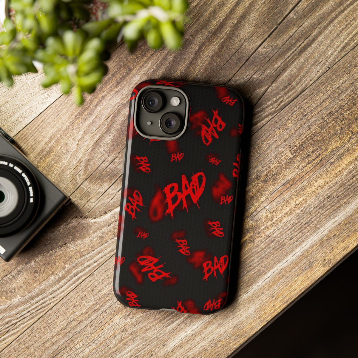 "BAD" Pattern Tough Phone Cases