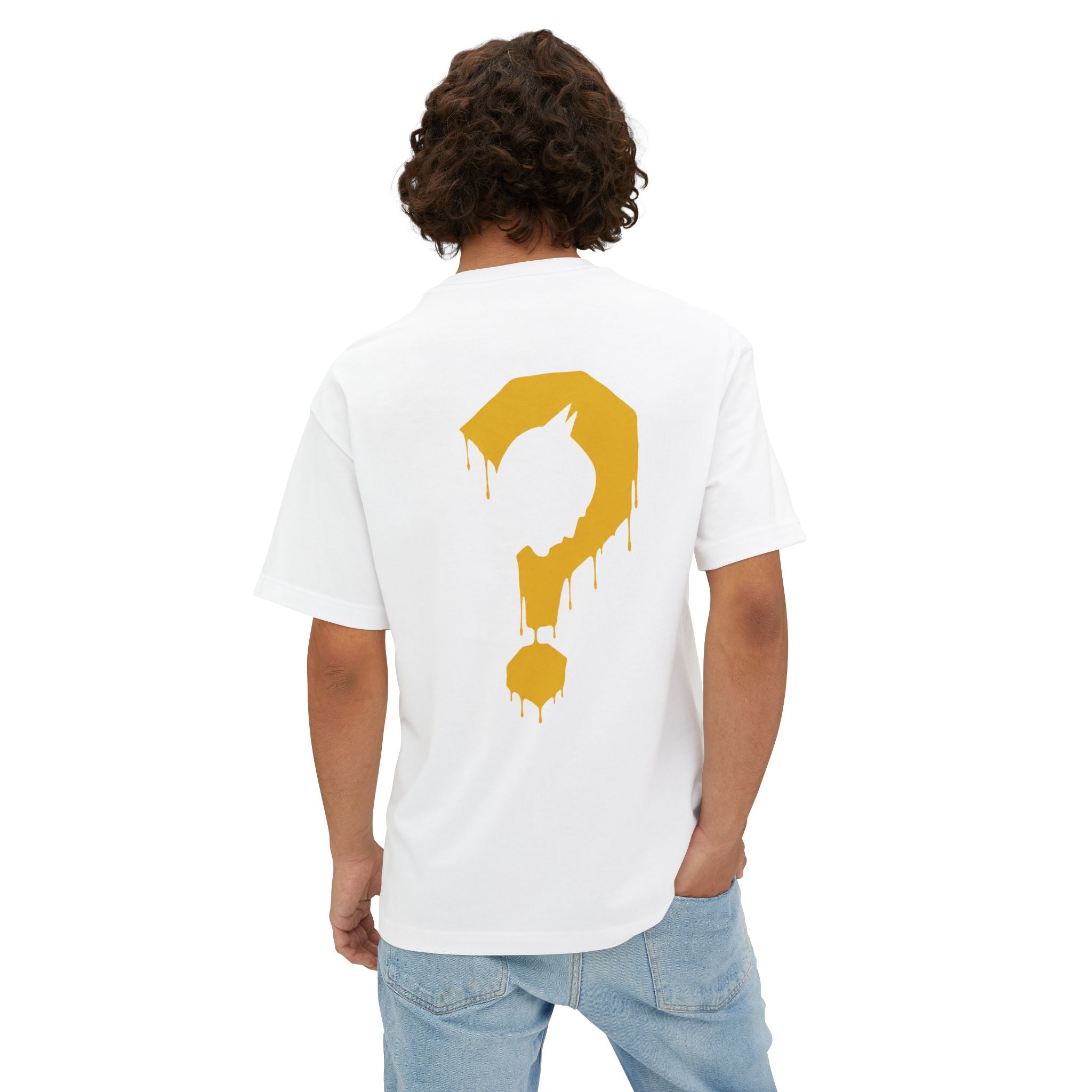 Yellow Bat Graphic Tee — Bat-Man Print