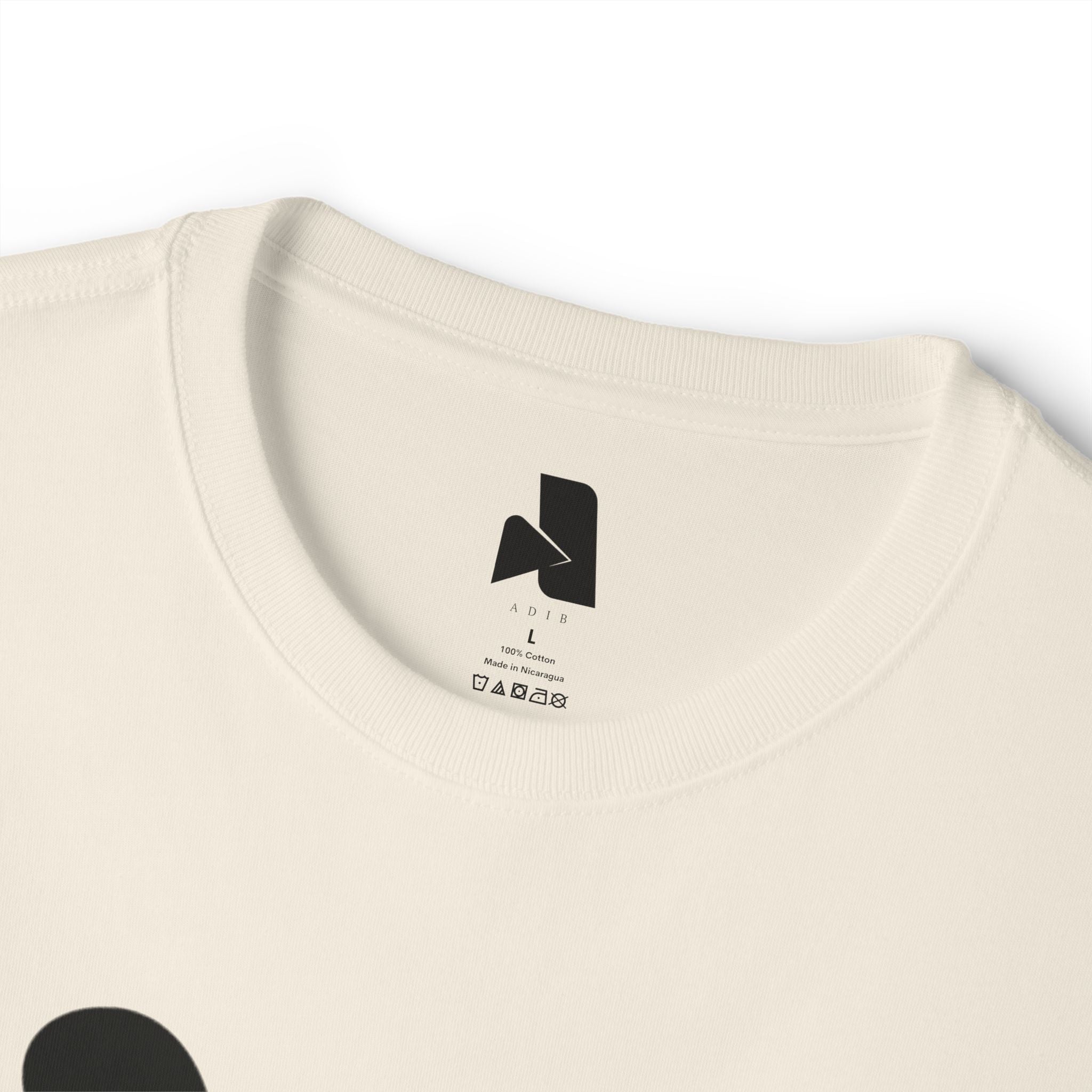 Panda Face Oversized Tee — Cute Minimalist Animal Graphic Shirt