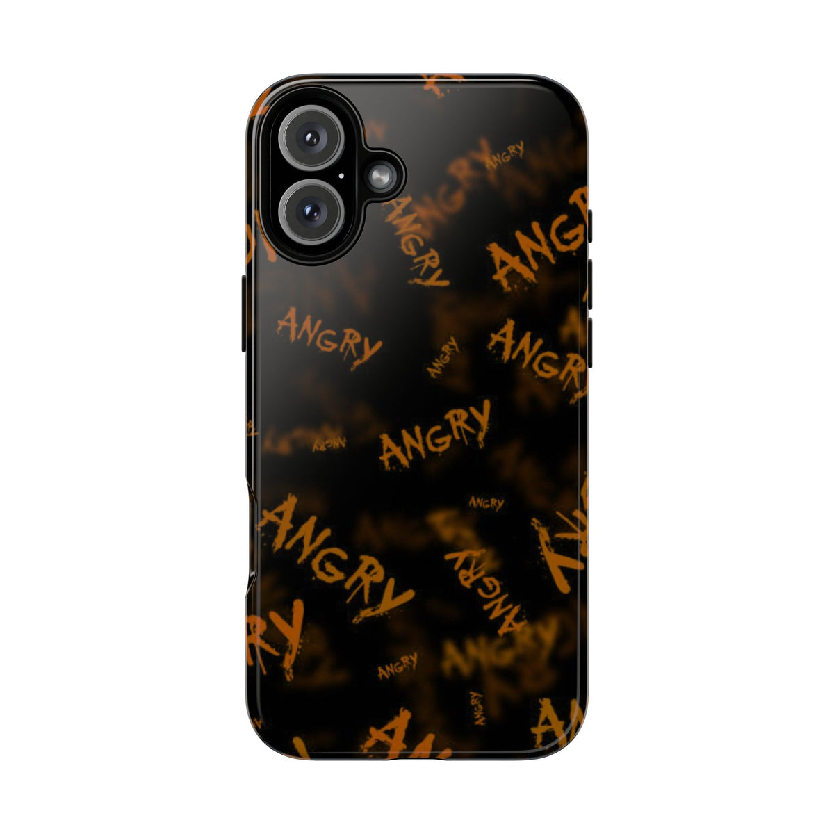 "ANGRY" Pattern Tough Phone Cases