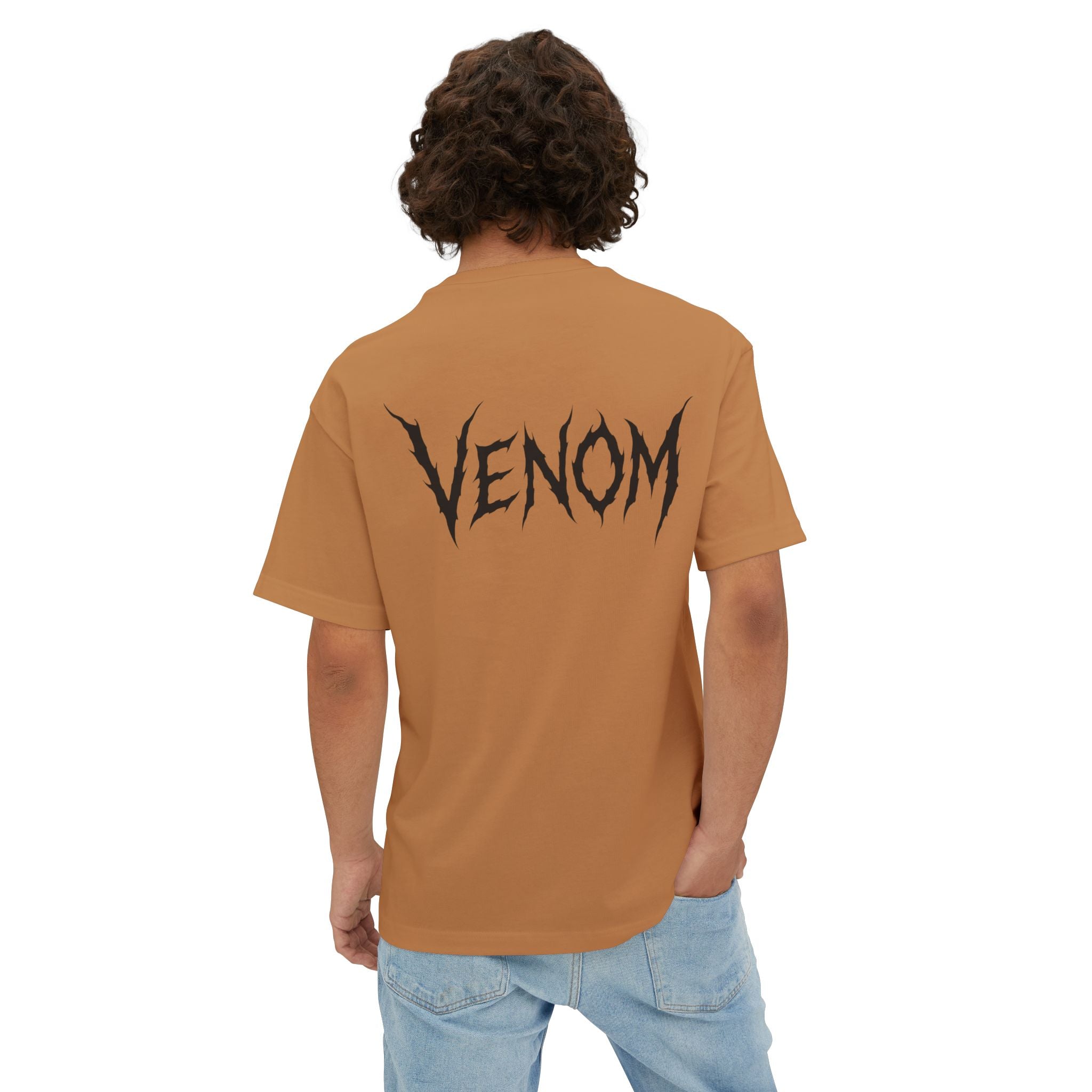 Venom Skull Graphic Tee — Oversized Boxy Unisex T‑Shirt