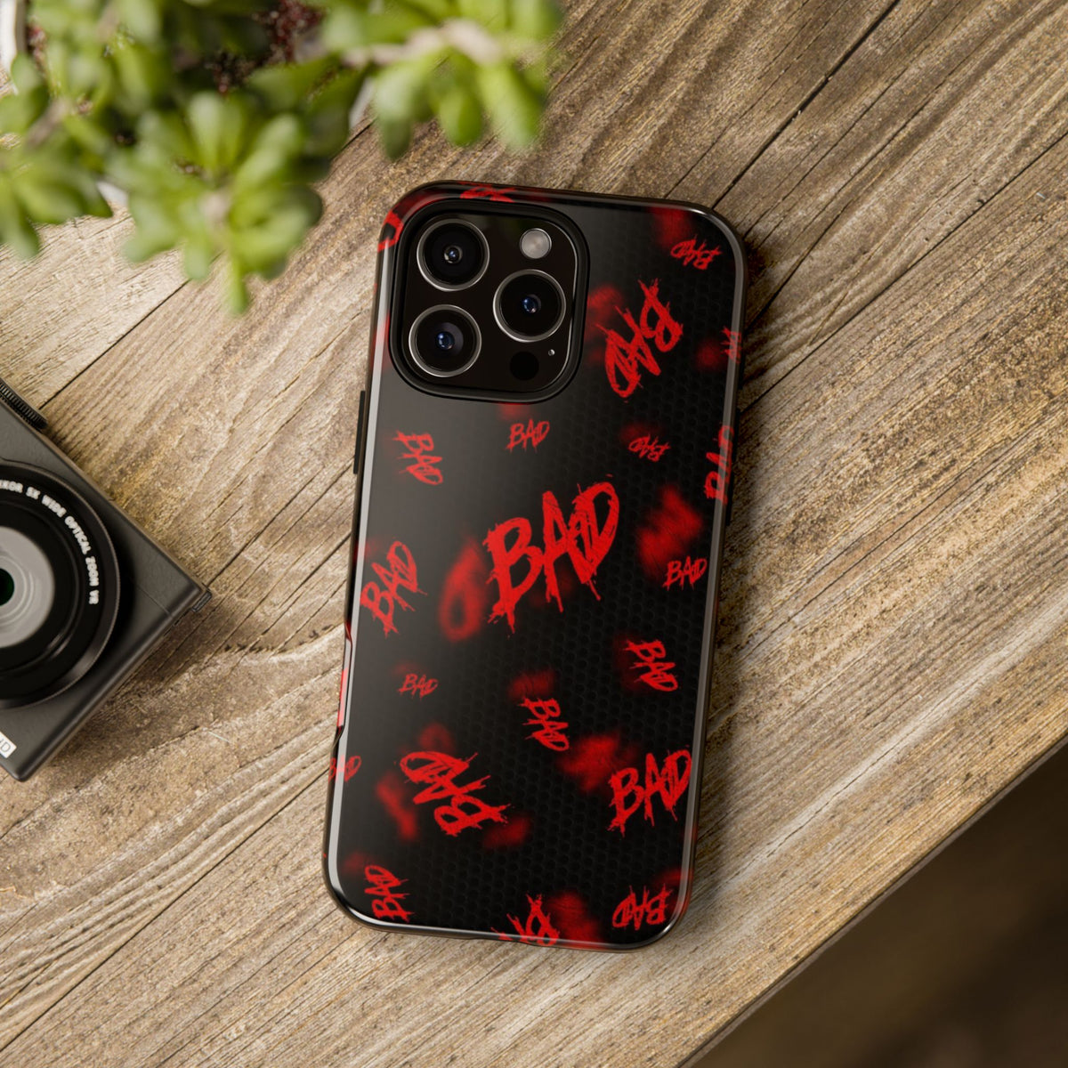 "BAD" Pattern Tough Phone Cases