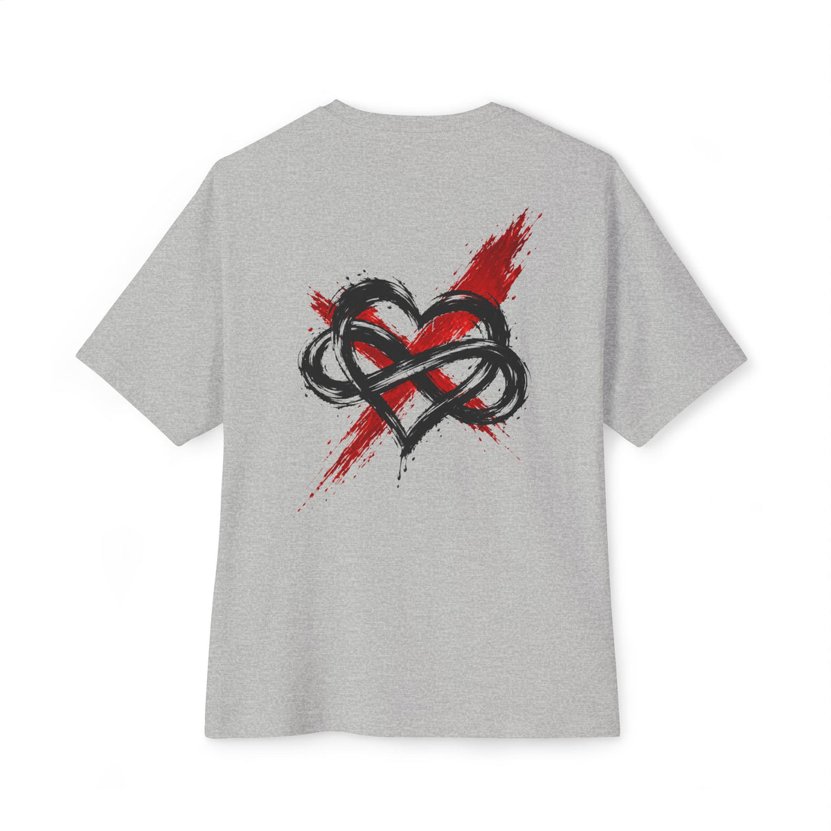 Boxy Tee — 'SYMBOLS?' Graphic Oversized Cotton Tee